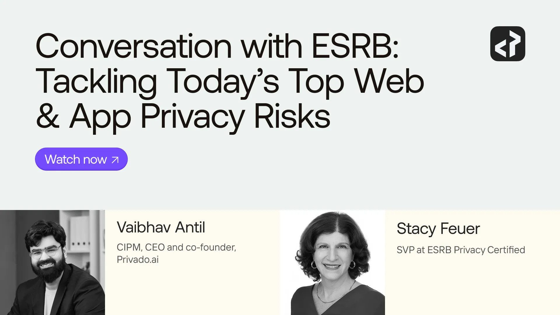 Conversation with ESRB: Tackling Today’s Top Web & App Privacy Risks 