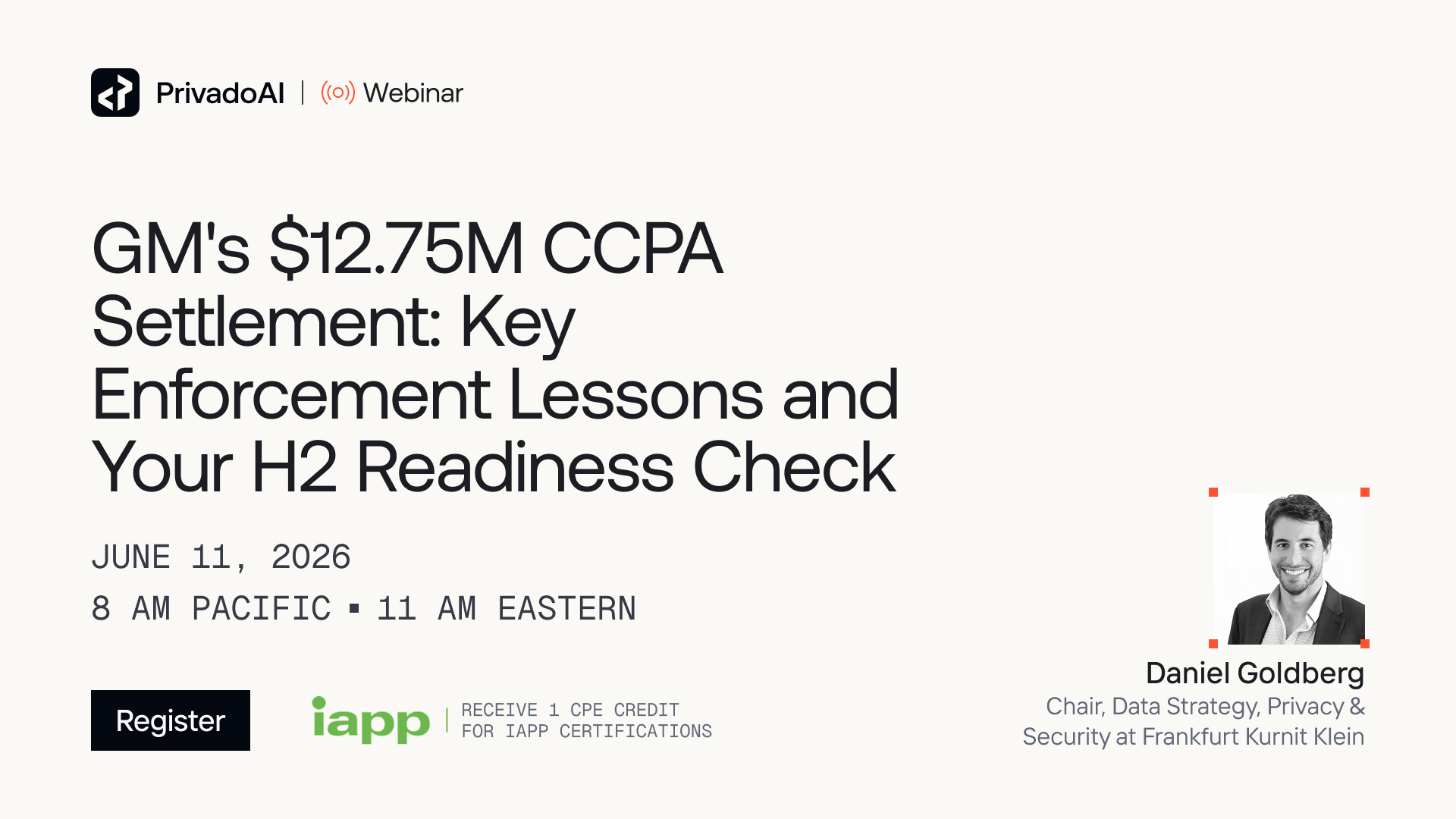 GM's $12.75M CCPA Settlement: Key Enforcement Lessons and Your H2 Readiness Check