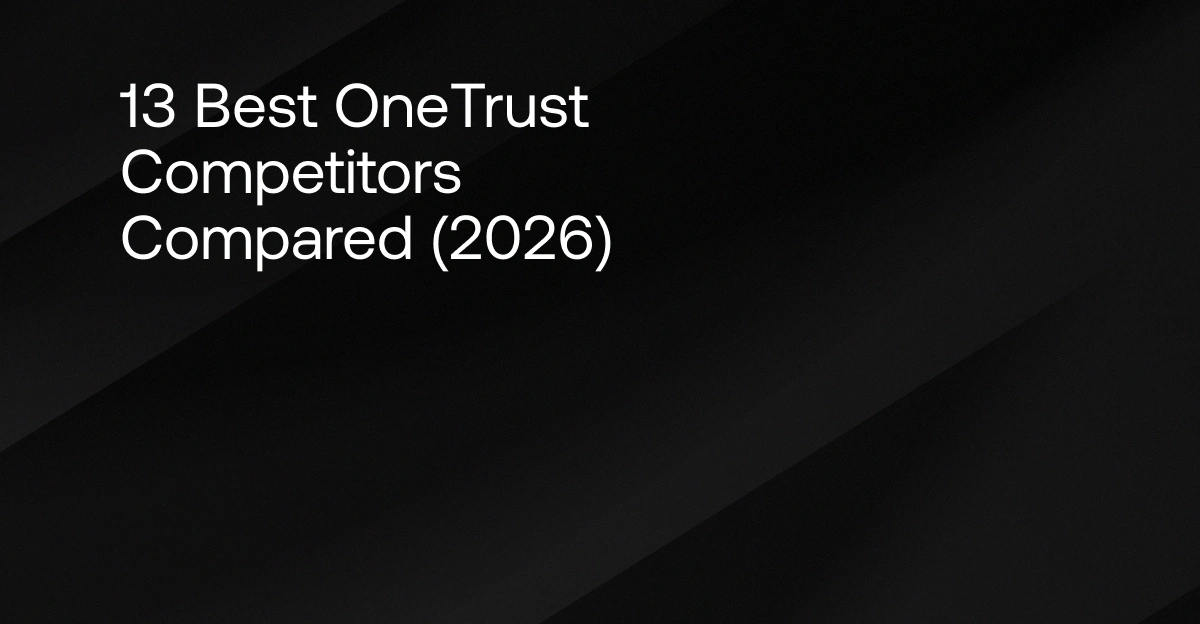 Comparison of the best OneTrust competitors