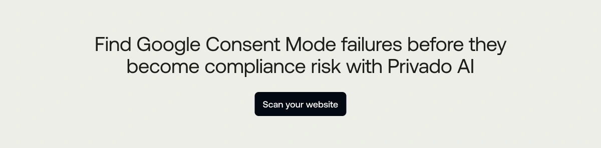 Privado AI detects Google Consent Mode compliance gaps 