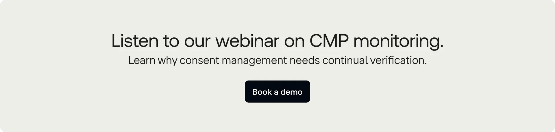 Webinar on monitoring privacy risks beyond CMP configuration