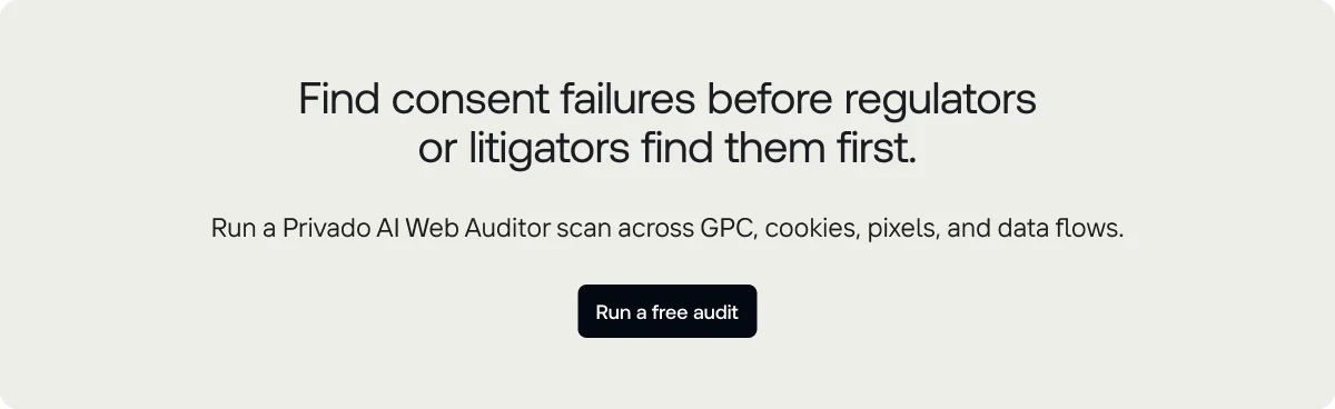Privado AI Web Auditor tests live consent enforcement
