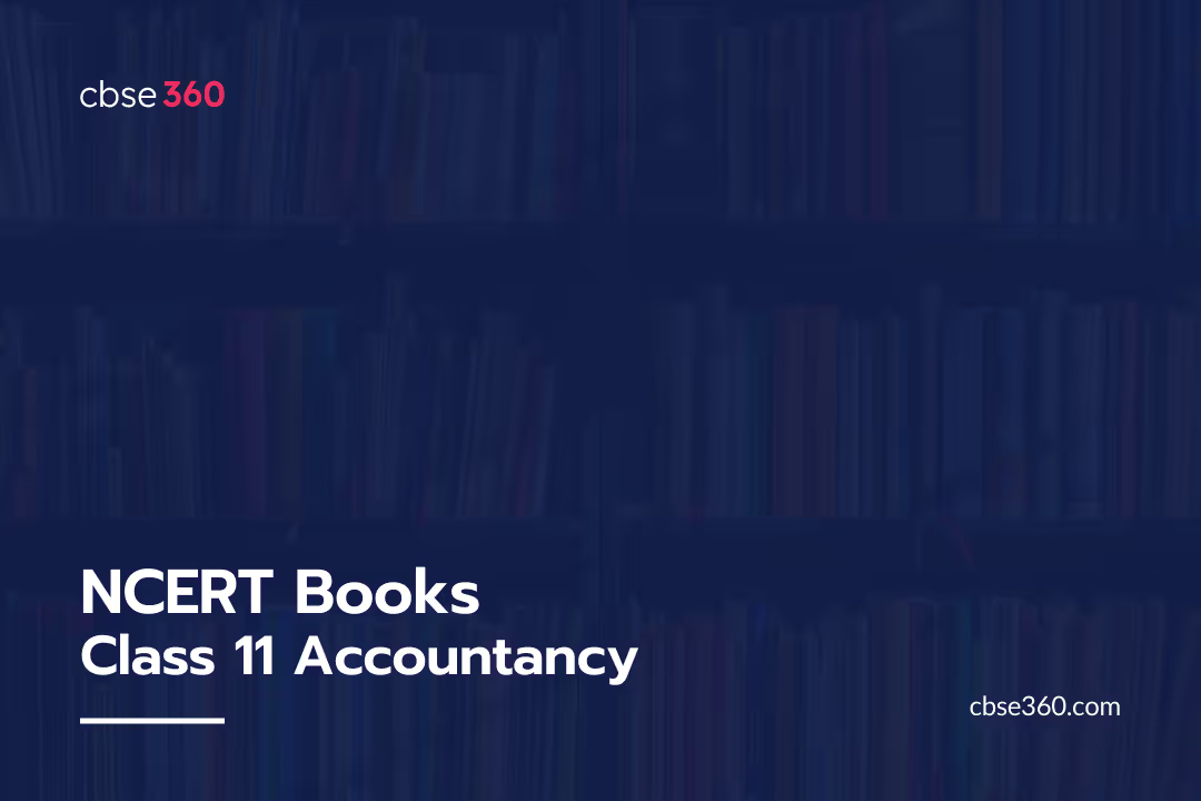 NCERT Books Class 11 Accountancy PDF