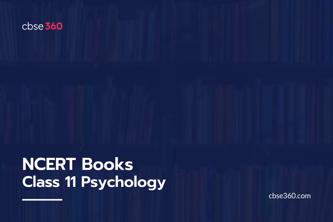 NCERT Books Class 11 Psychology PDF
