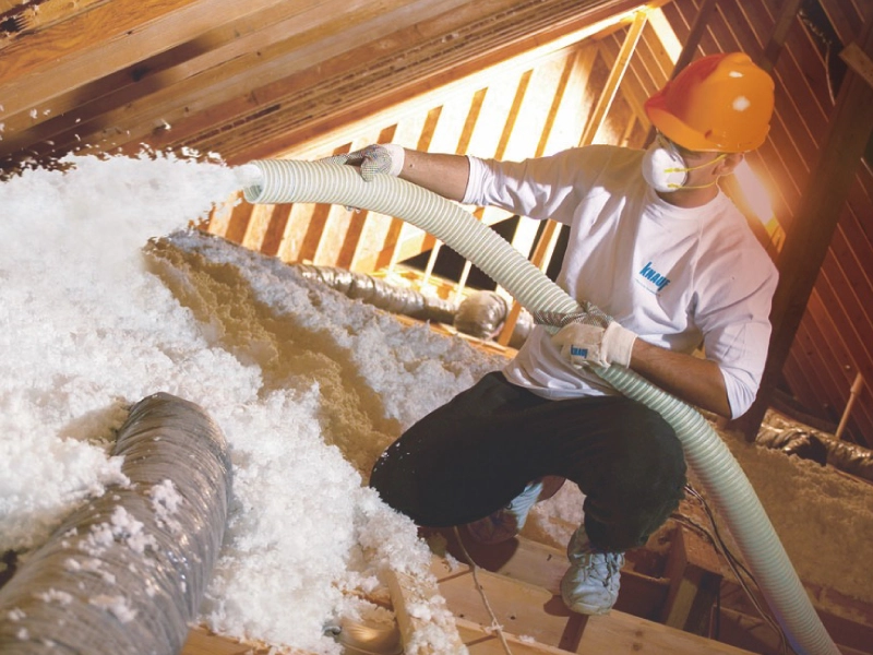 Image of a loft with wooden beams