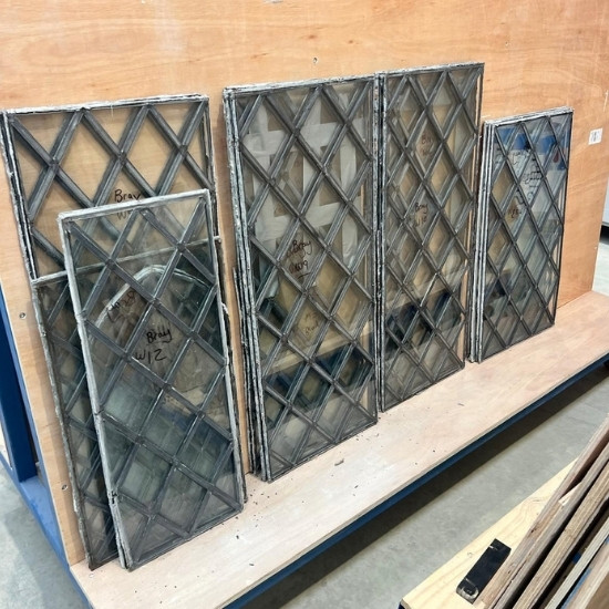 Replacement Of Damaged Leaded Glass Dorset