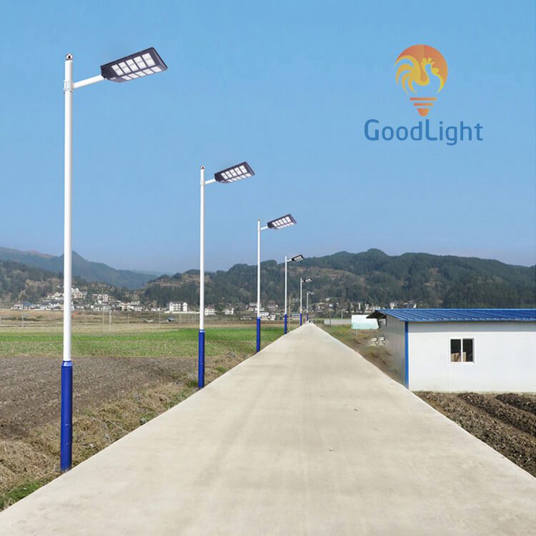 Ứng dụng Đèn Đường Năng Lượng Mặt Trời Liền Thể 500W ND02