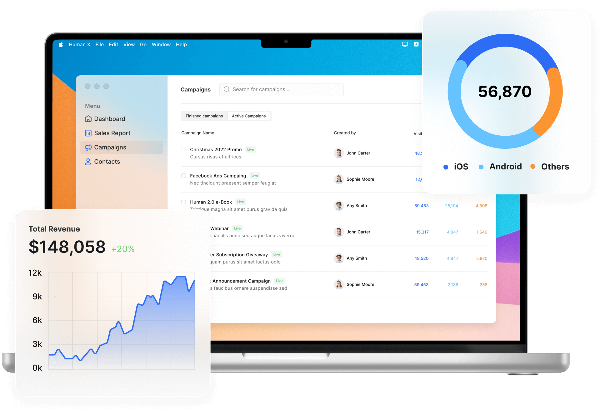 Get Started For Free Today - Human X Webflow Template