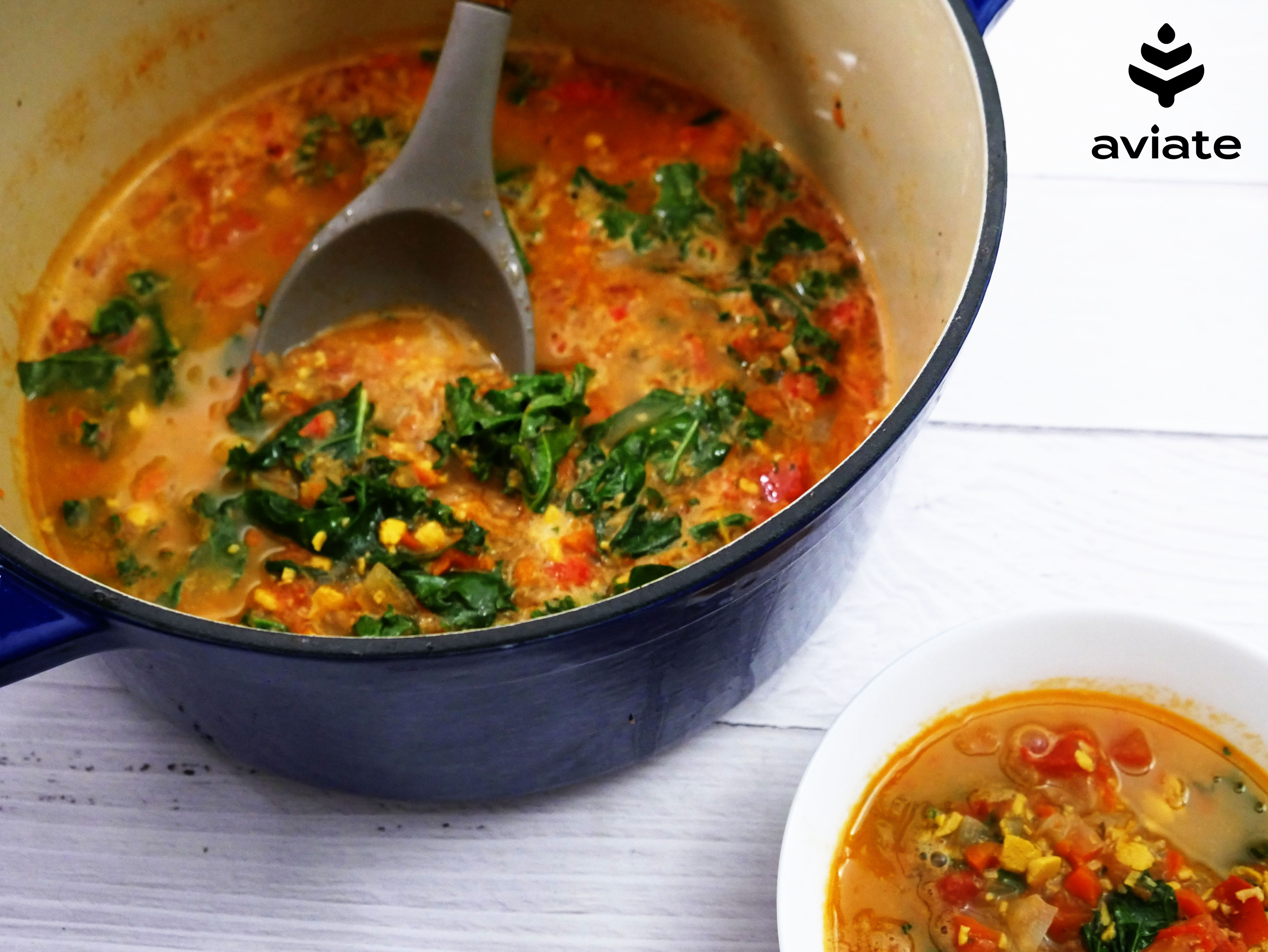 Aviate Food Recipes | Keto Vegetable Lupini Flake Soup