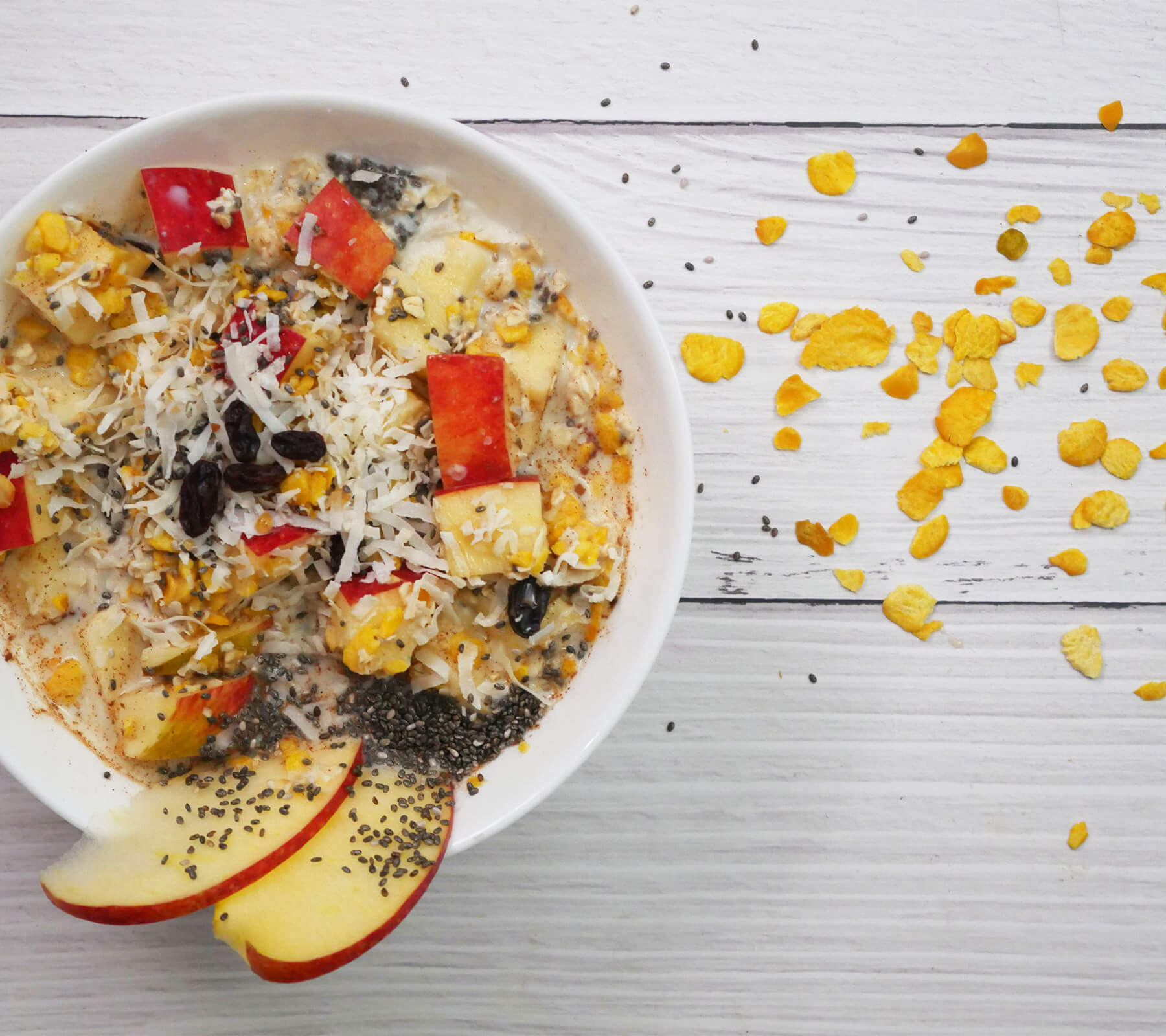 Aviate Food Recipes | Healthy Apple Pie Protein Bowl