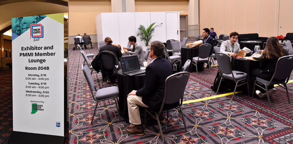 PMMI Exhibitor & Member Lounge