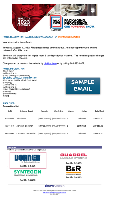 Hotel Booking and Confirmation