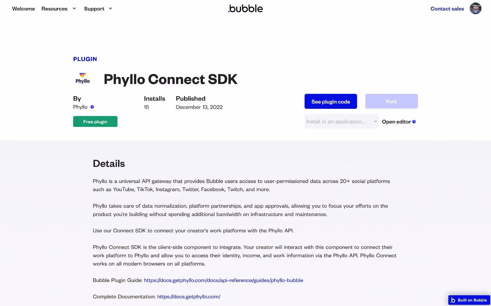 Phyllo Connect SDK Plugin