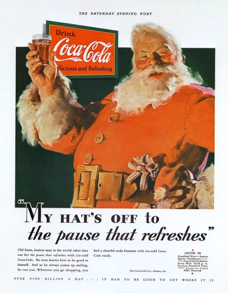 Coca-Cola used Santa Claus to promote its product. Coca-Cola didn't just tell its target audience that its beverage is delicious; they brought in the most loved character (Santa Claus in his jolliest expression) to deliver that message.