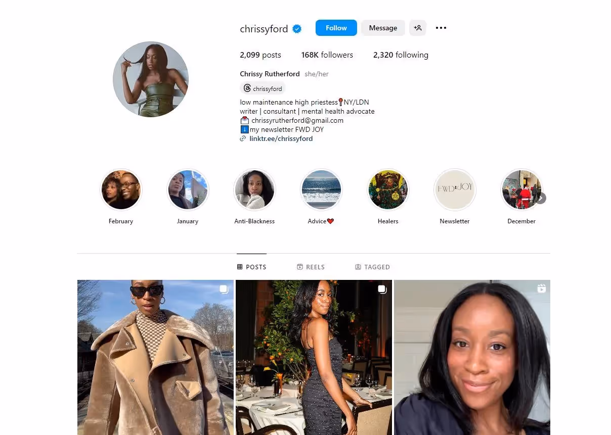 Instagram influencer