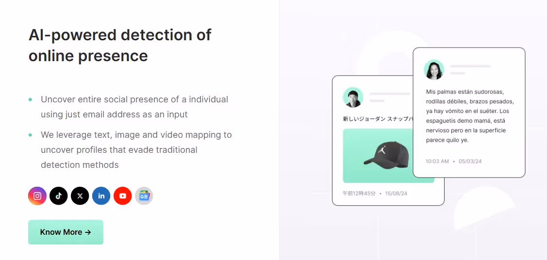 Social media background screening with Phyllo