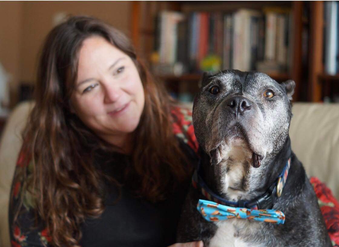 Picture of Natasha Buff with dog