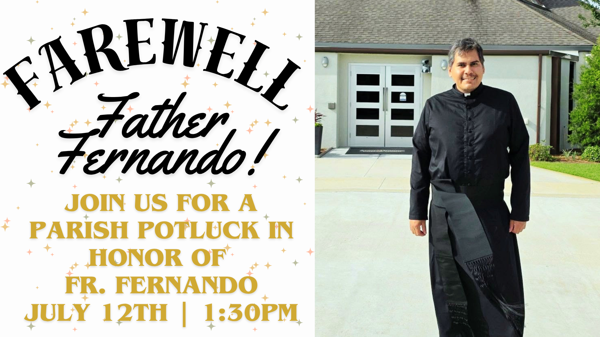 Farewell Fr. Fernando Potluck!