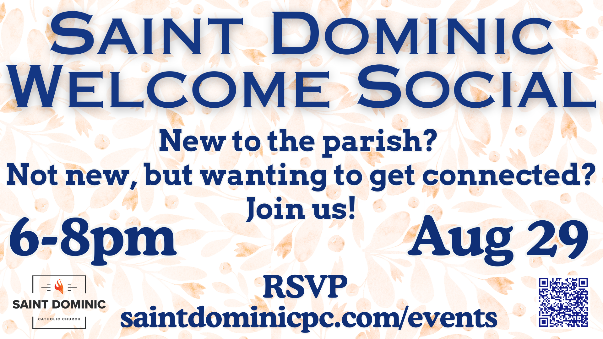 Saint Dominic Welcome Social