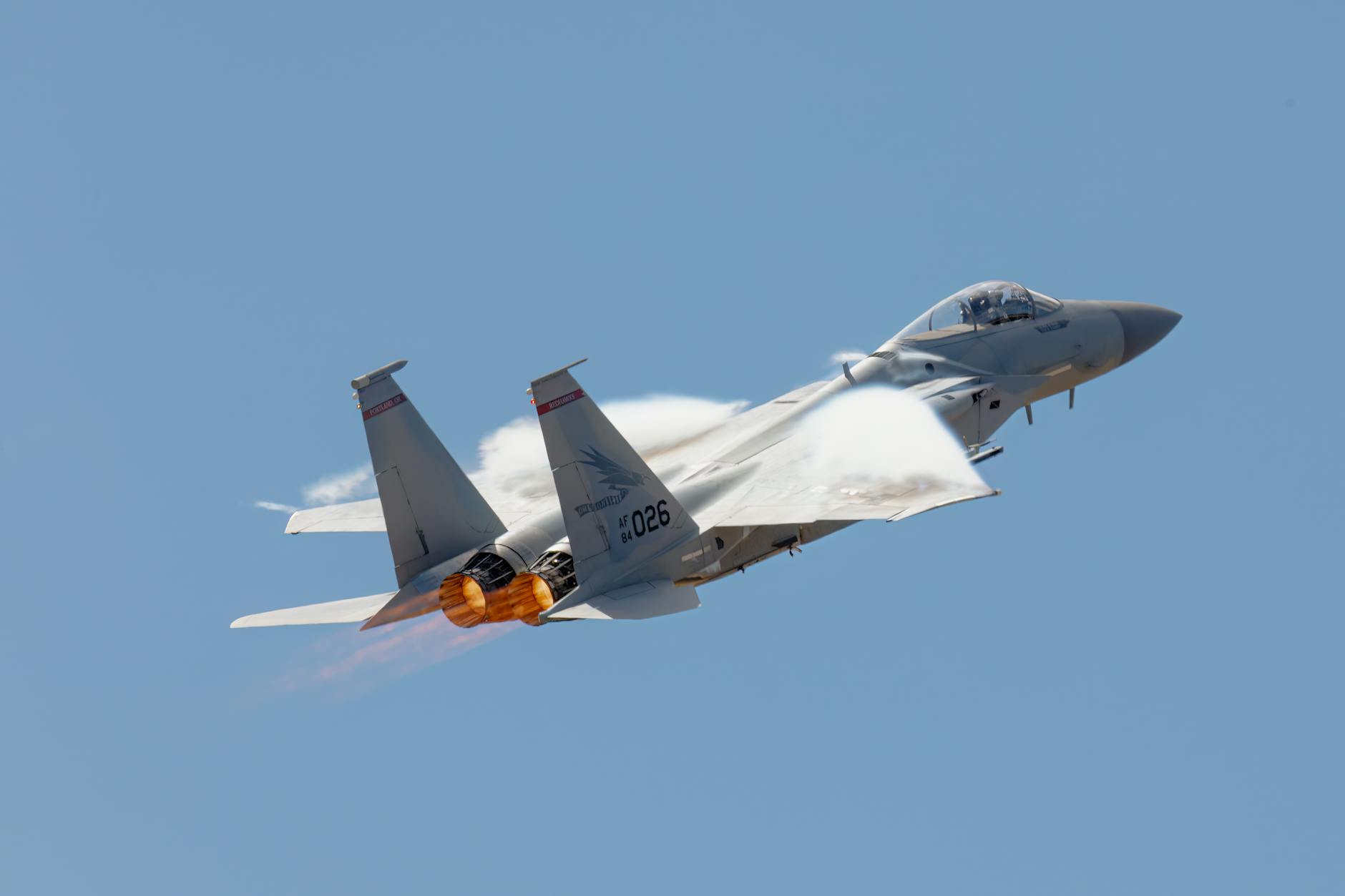 Pilot Ejects from F-15 at Supersonic Speed