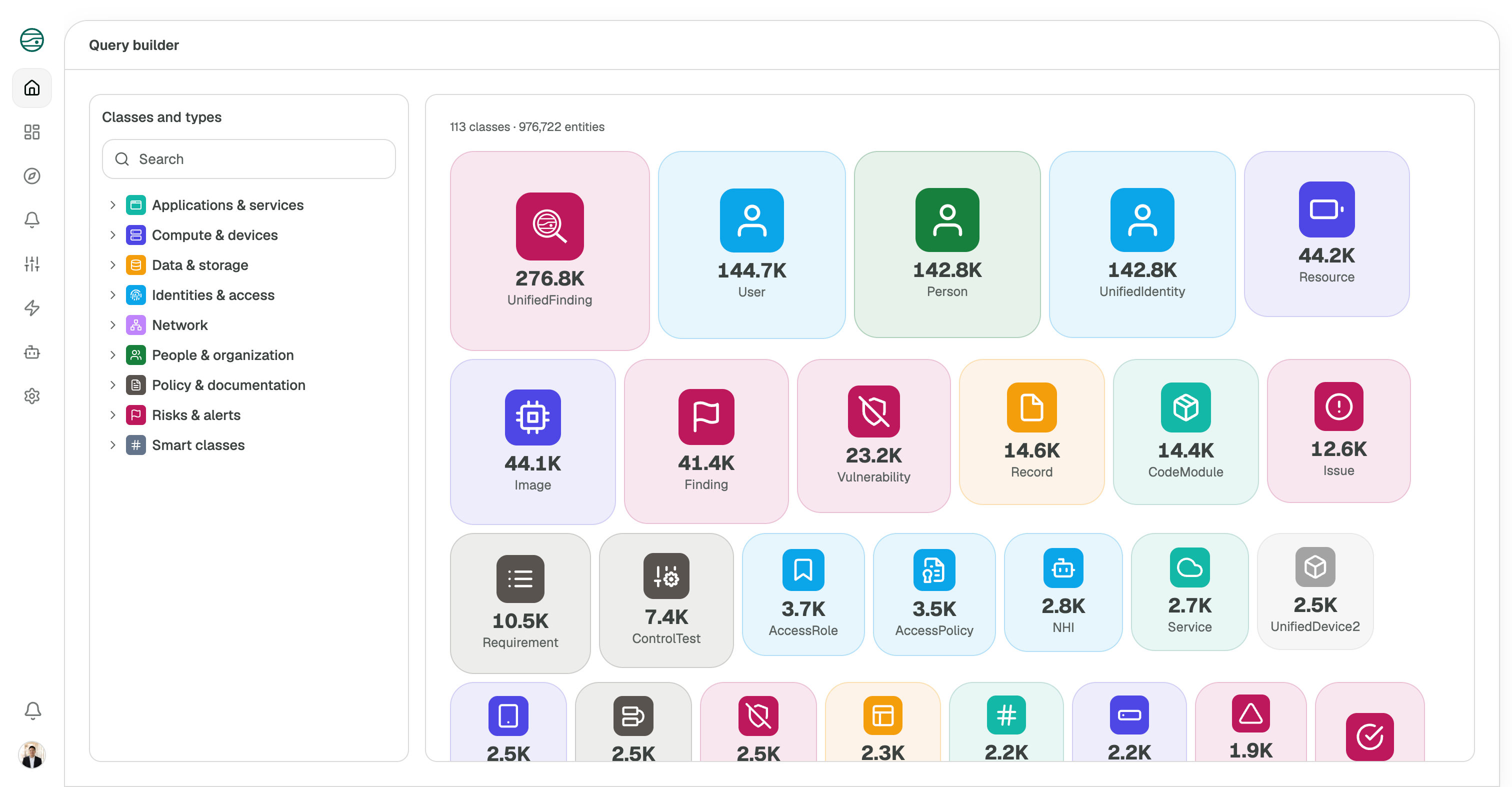 Querying cyber assets in JupiterOne's CAASM platform
