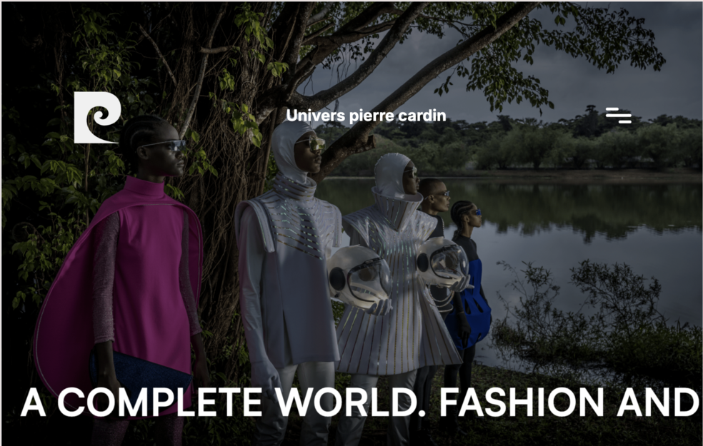Site officiel de Pierre cardin cover image