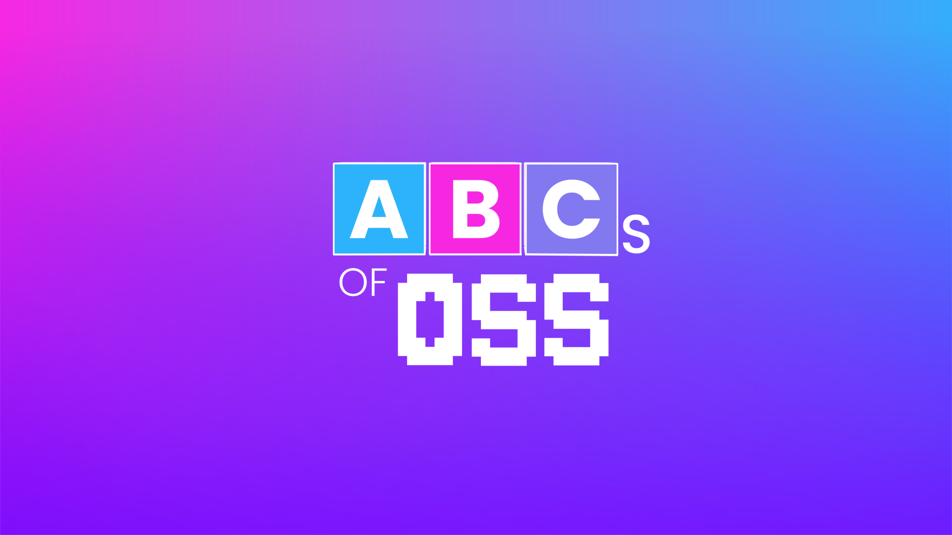 开放源码软件徽标 ABC