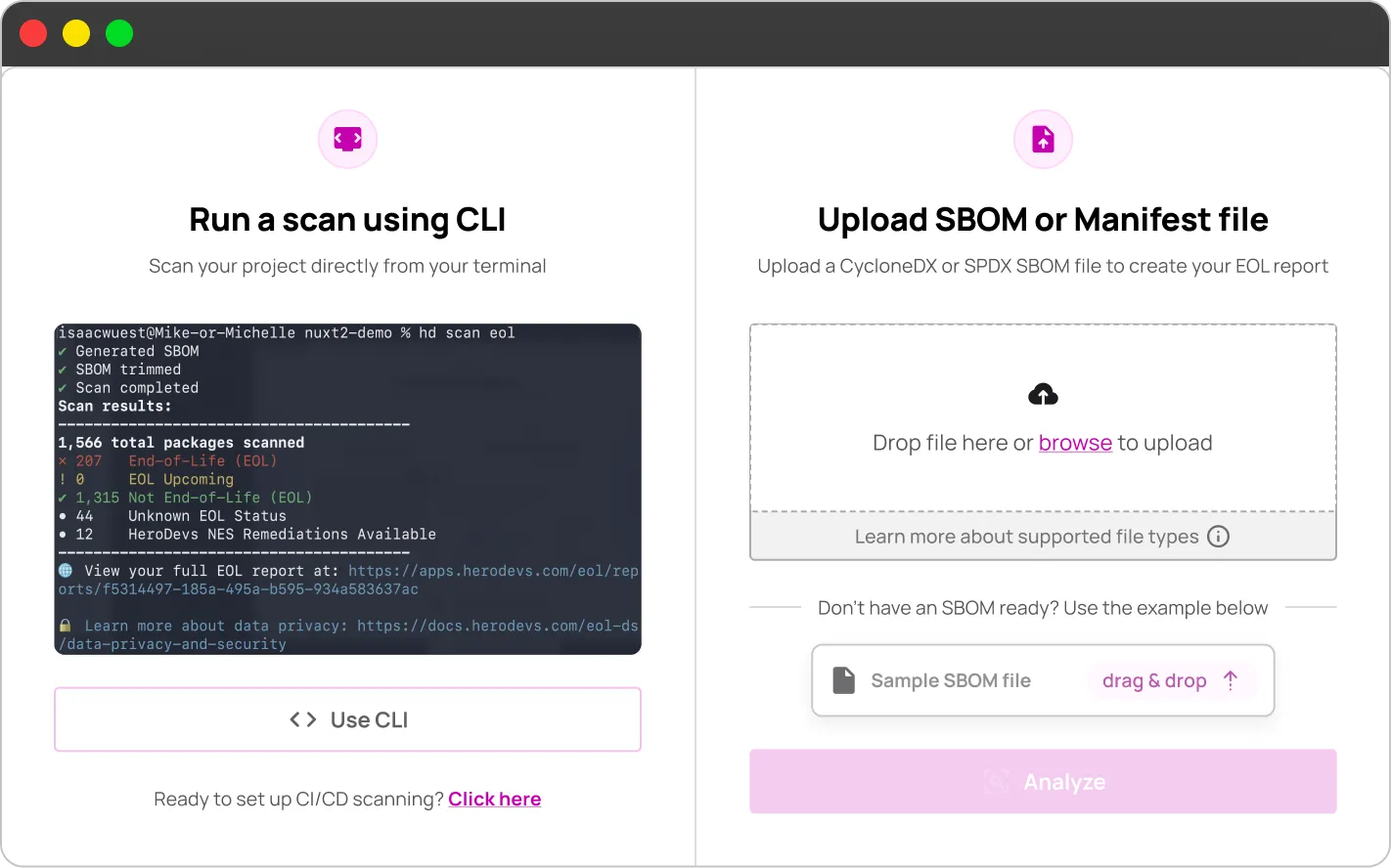 EOL Dataset screenshot