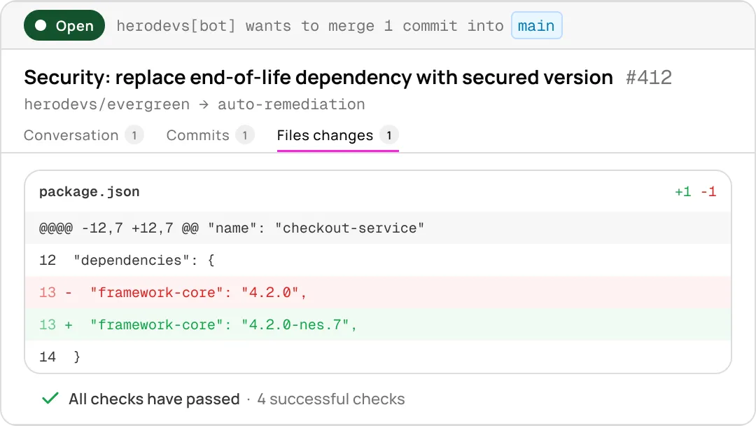 Evergreen Platform screenshot