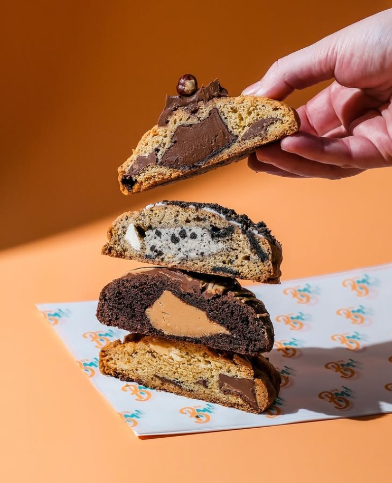 Bite Me Bakery Tauranga stuffed cookies