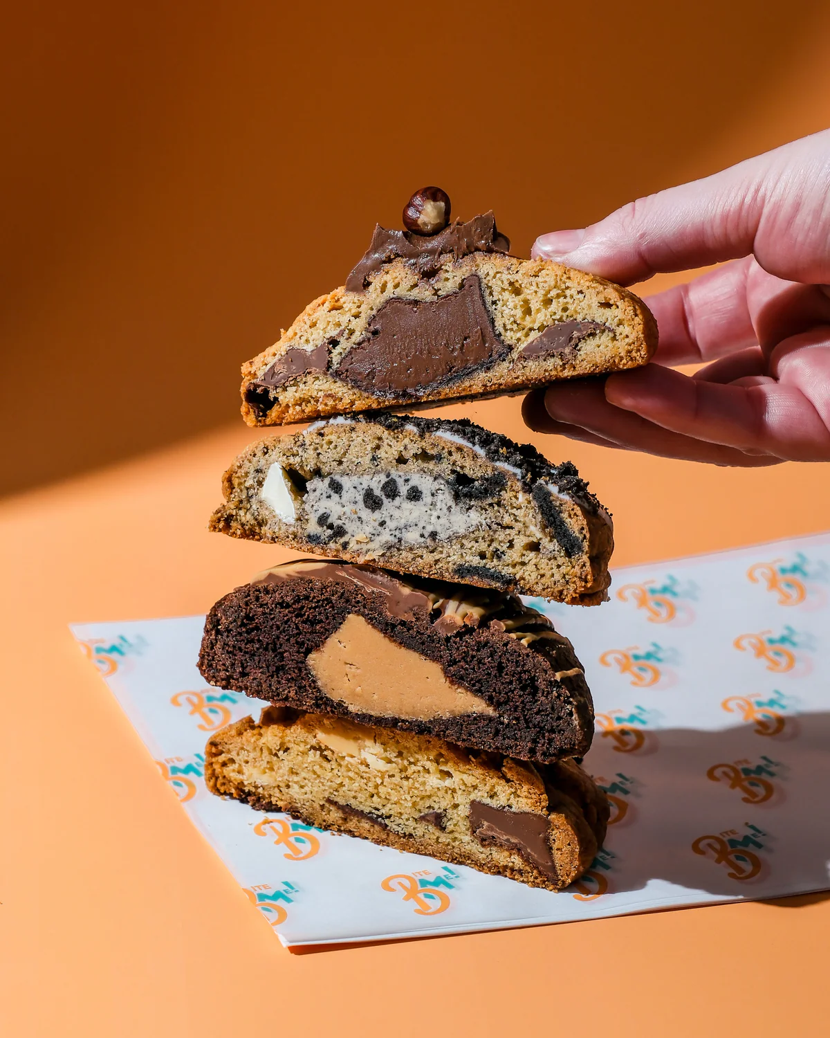 Bite Me Bakery Mount Maunganui loaded cookies