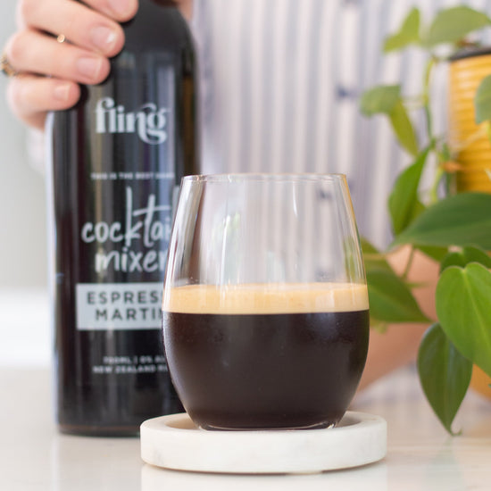 Fling Espresso Martini cocktail mixer