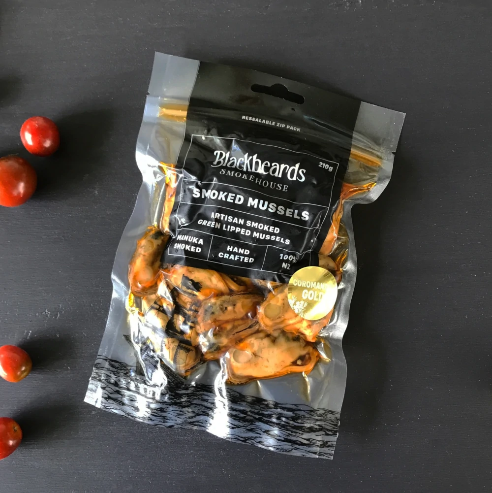 Blackbeards Smokehouse New Zealand smoked mussells