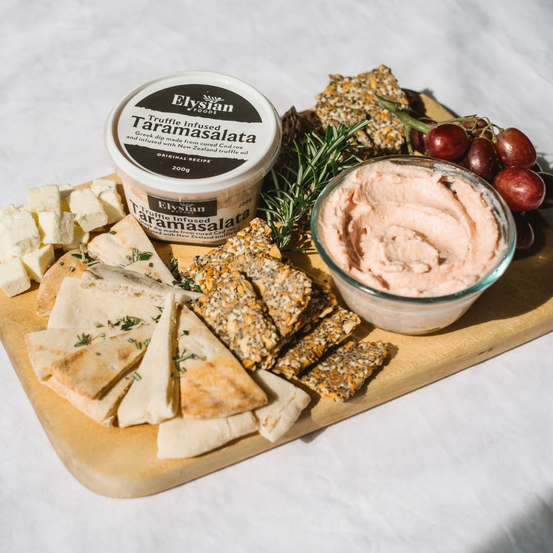Elysian Foods truffle infused taramasalata