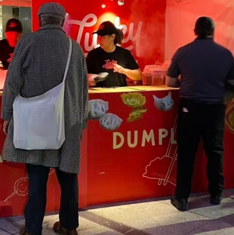 Lucky Mate New Zealand dumplings food show stand