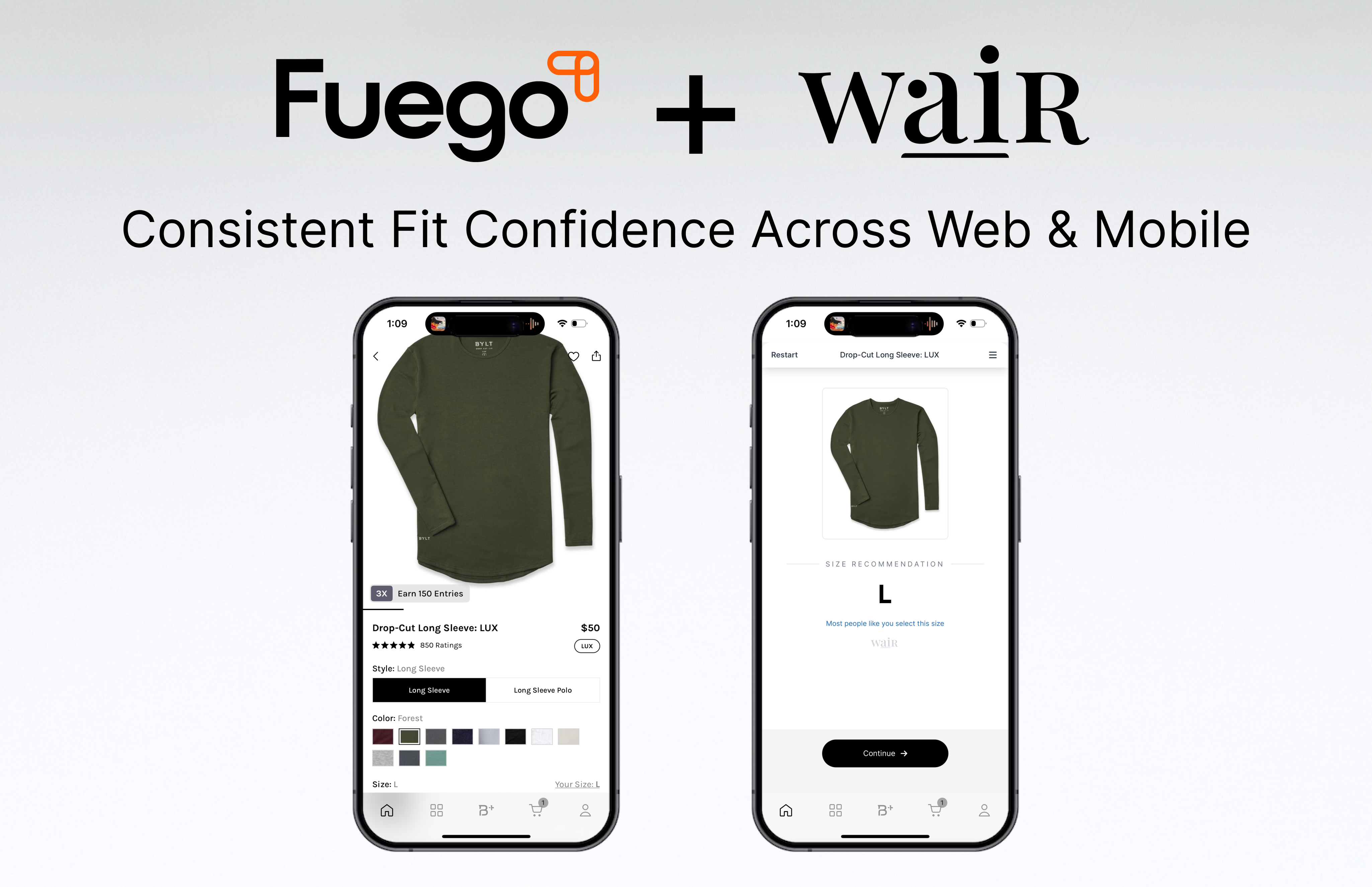 WAIR + Fuego.io: Powering Consistent Fit Confidence Across Web and Mobile