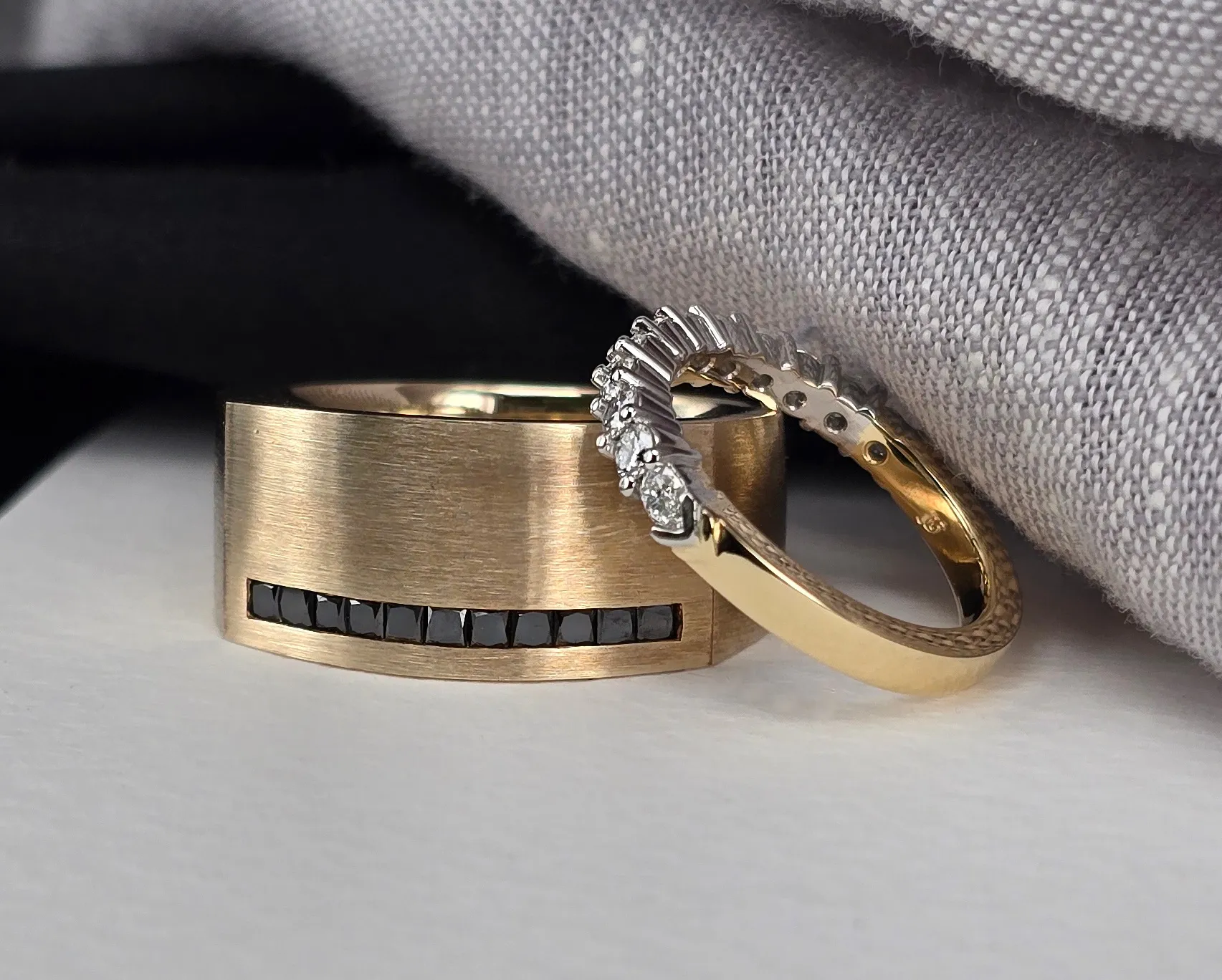 His and Hers - Custom Made Wedding Rings