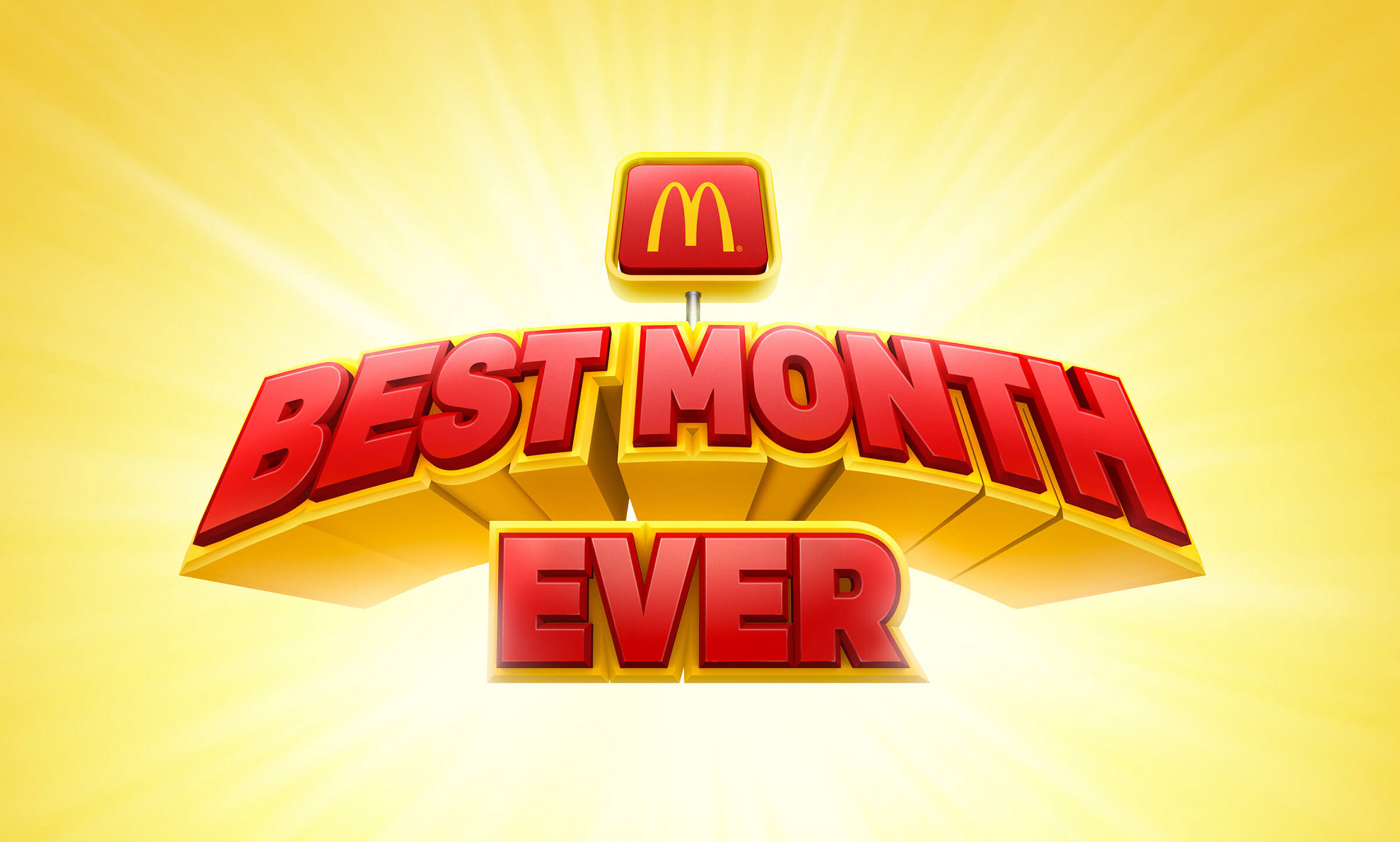 McDonalds Best Month Ever design