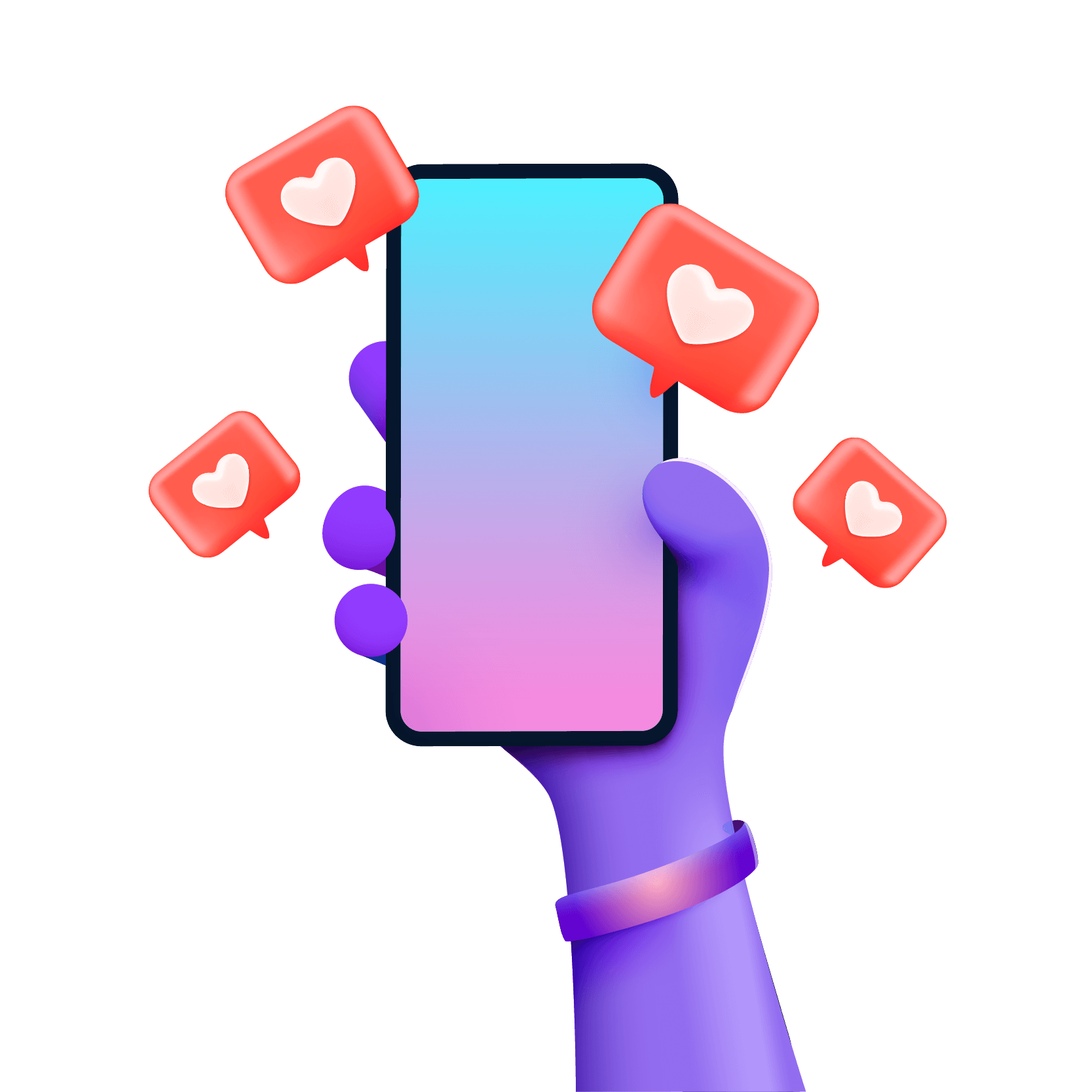 make your brand memorable 3d illustration