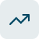 Icon of a line graph with an upward trend and a check mark symbolizing performance improvement.