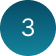 Blue circular icon with the white number 3 in the center.