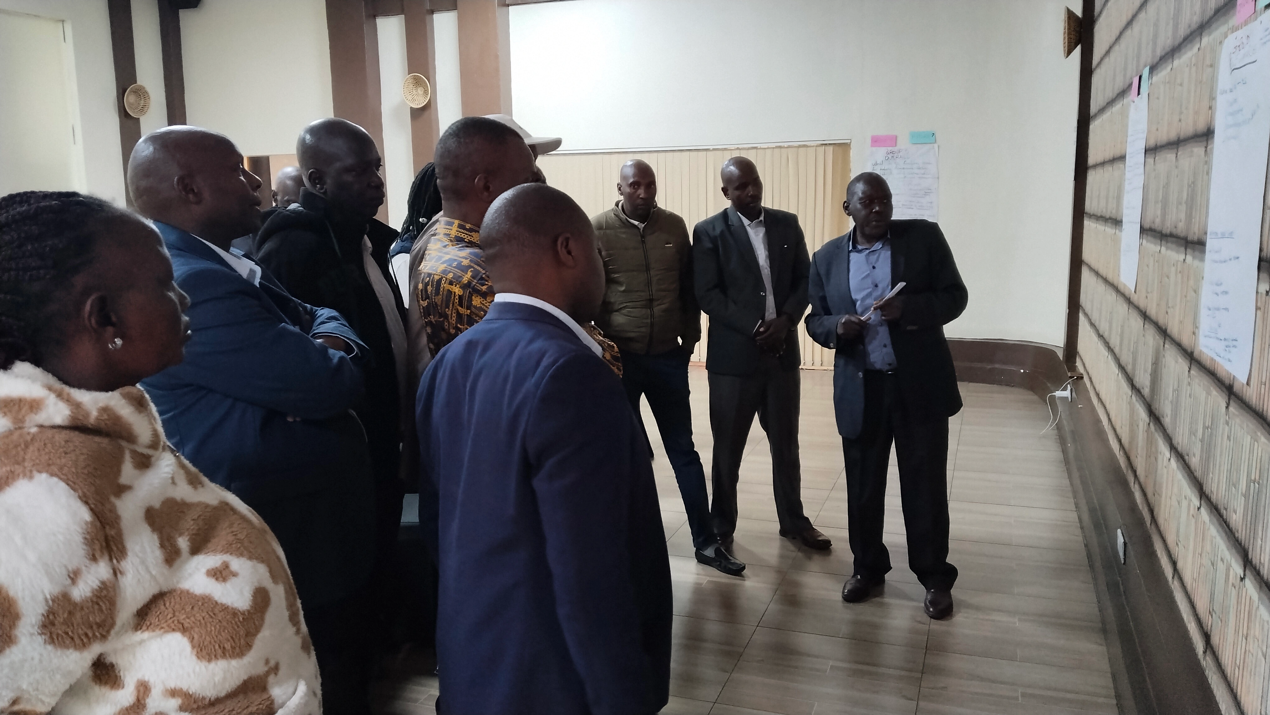 Cooperative leaders and Agriterra team taking part in the validation workshop