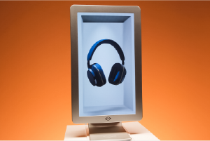 Exported Brown bear waving content on the Hololuminescent™ Display (HLD)