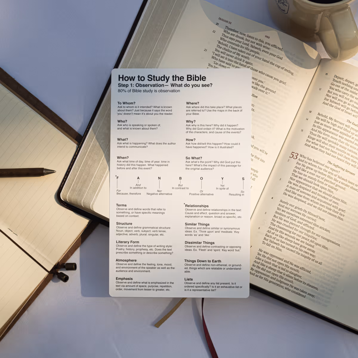 How to Study the Bible Bookmark