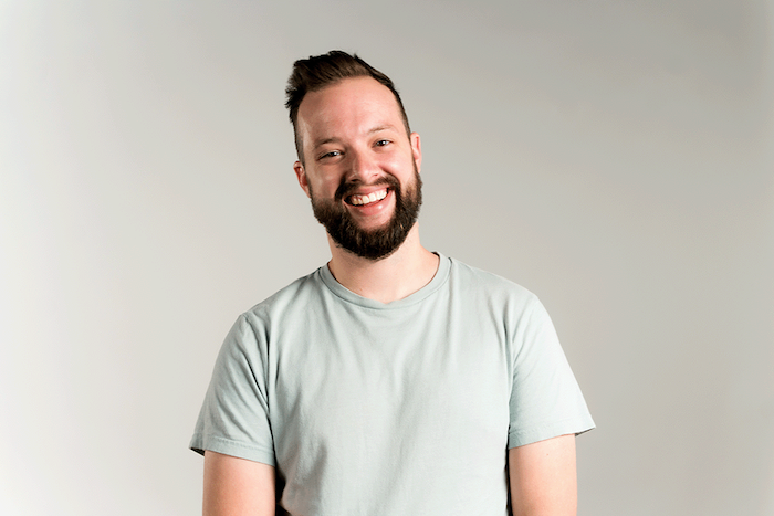 Tim Stone, a web developer based in Kansas City, MO, smiling