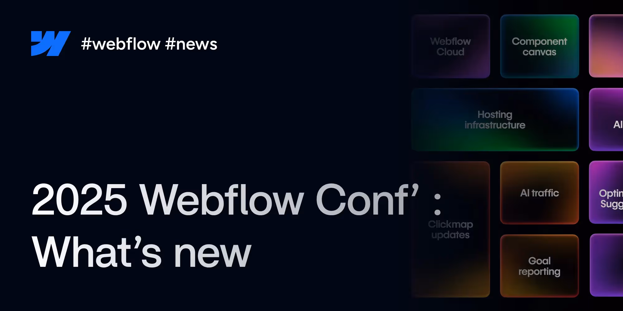 Webflow Conf 2025: All the news announced this year