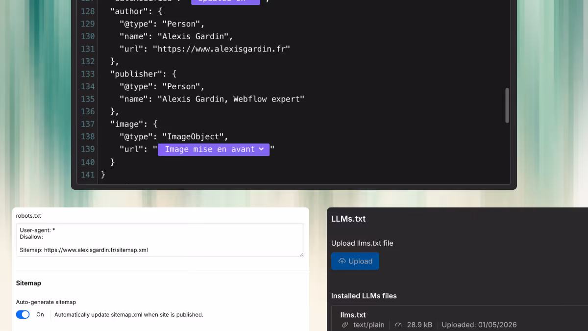 Mise en conformité technique : llms.txt, Schema.org et crawlers IA