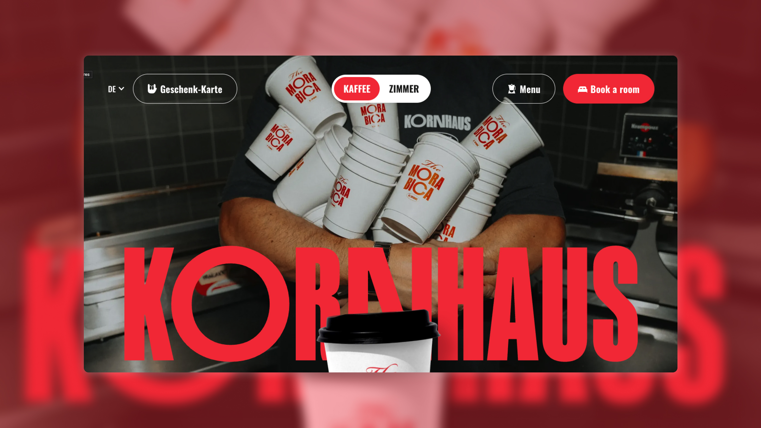 Kornhaus - Intégration Webflow pour un café boutique en Suisse
