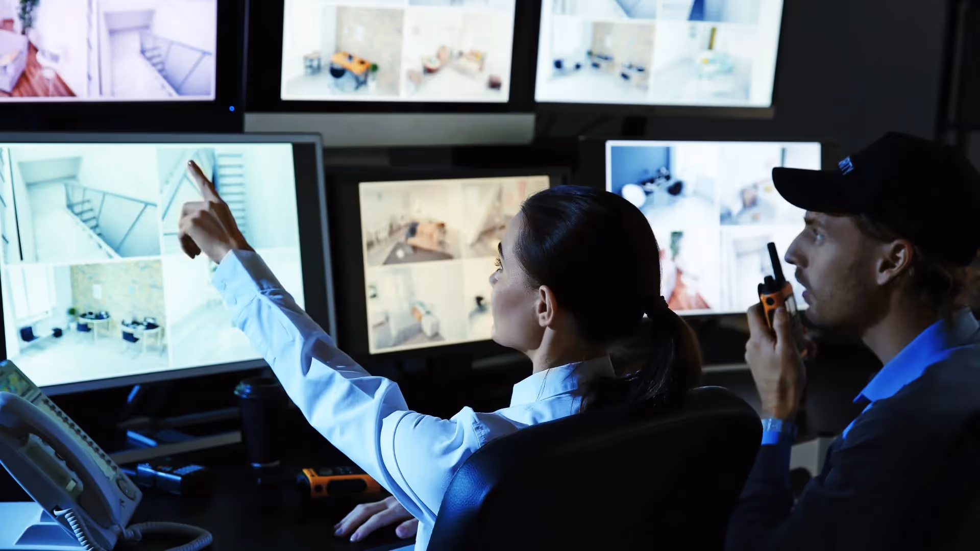 response team in control room