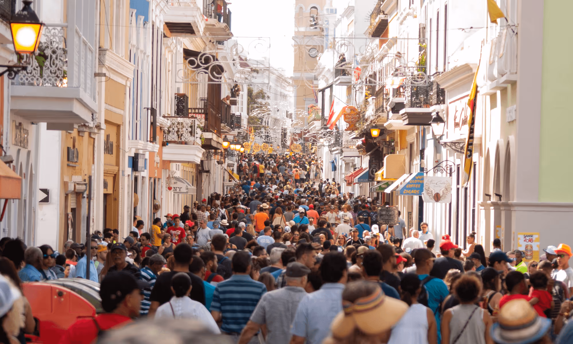 overcrowding on the street